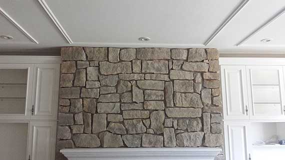 Mur en pierre naturelle